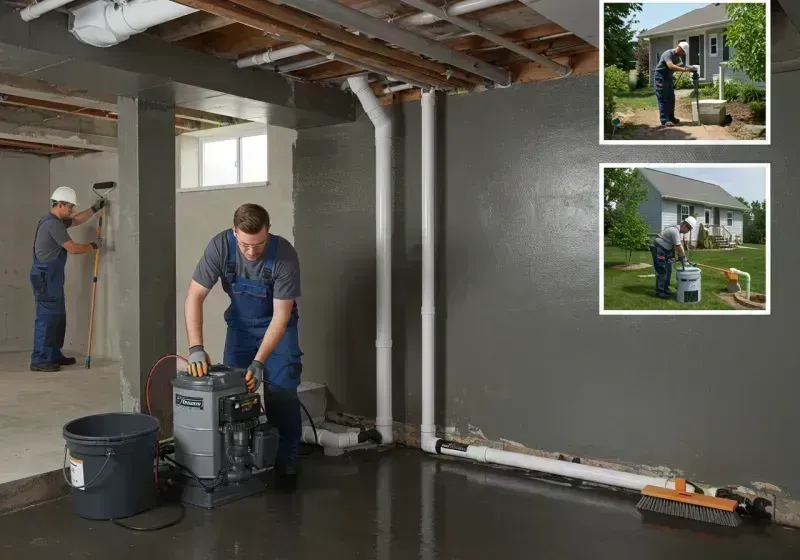 Basement Waterproofing and Flood Prevention process in Rogers, AR